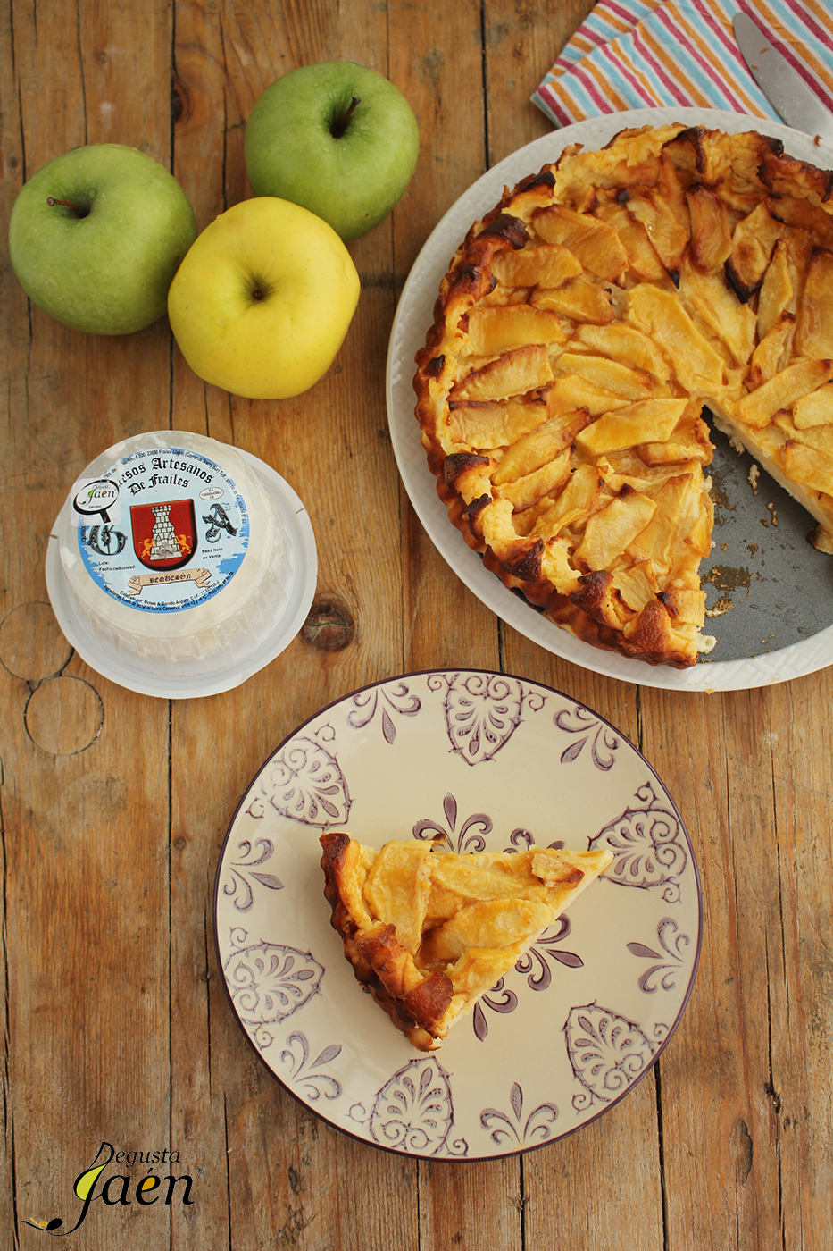 Tarta Requeson y manzanas Degusta Jaen (3)