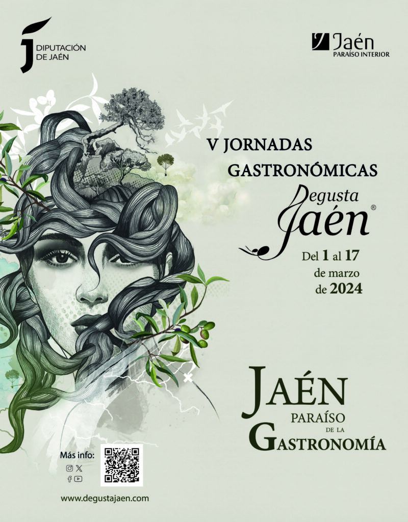 Cartel V Jornadas Gastronómicas Degusta Jaén