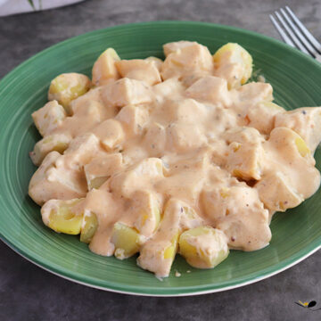 Imagen de la receta Patatas mozárabes con vermut