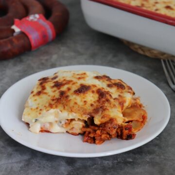 Imagen de la receta Lasaña de pollo y chorizo