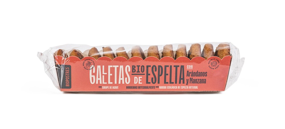 Imagen del producto Galletas de Espelta BIO con Arándanos y Manzana