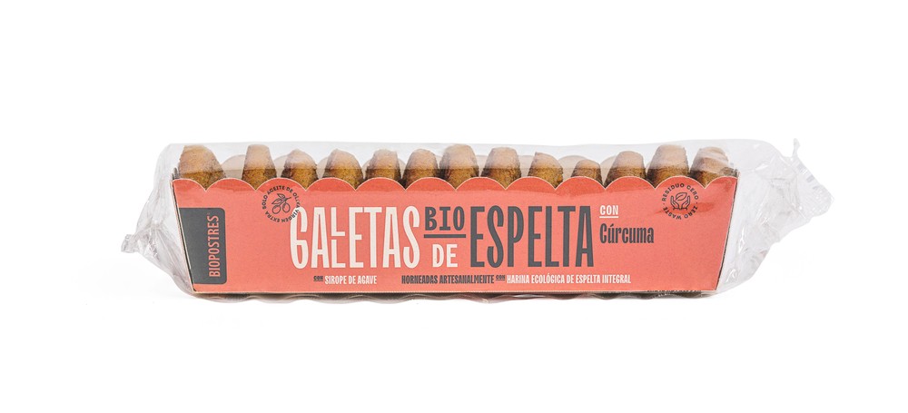 Imagen de Galletas de Espelta BIO con Cúrcuma y AOVE. Ver producto