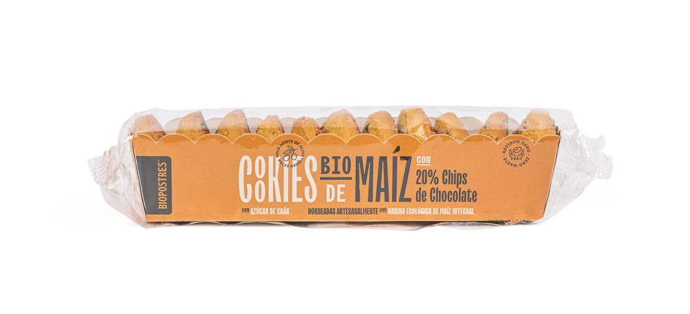 Imagen de Cookies de Maíz, Pepitas de Chocolate y Azúcar de caña. Ver producto