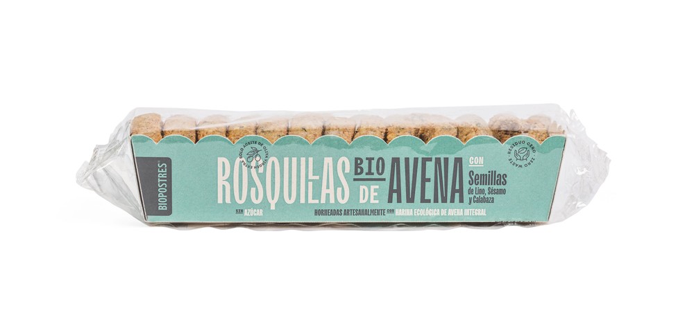 Imagen de Rosquillas de Avena BIO con semillas y AOVE. Ver producto