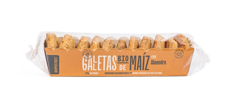 Imagen de Galletas de Maíz BIO con Almendras. Ver producto