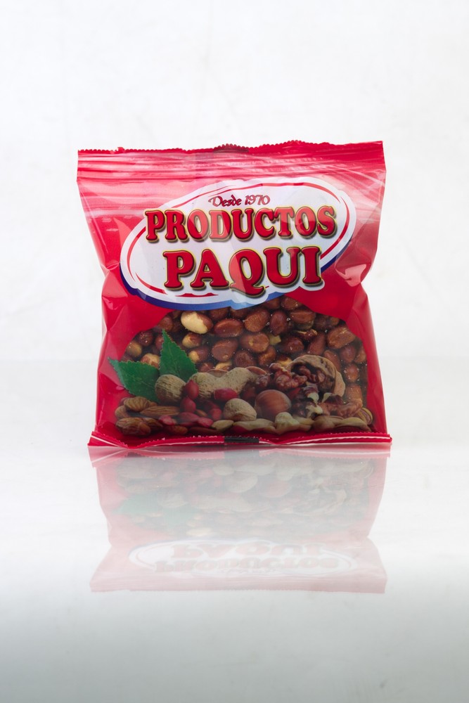 Imagen de cacahuetes/mani frito con piel  180 gr Productos Paqui. Ver producto
