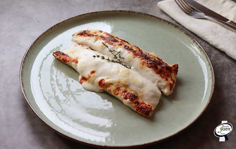 Canelones de perdiz en escabeche Degusta Jaén