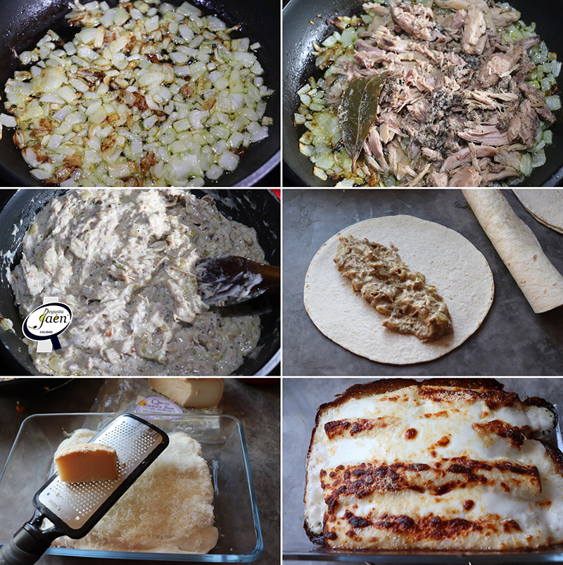 Canelones de perdiz en escabeche Degusta Jaén