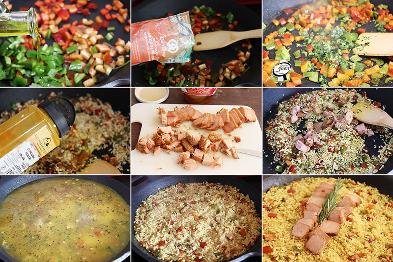Arroz con lomo de orza