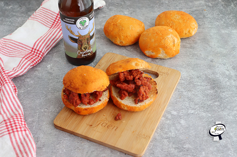 Ochíos de pimentón con picadillo de chorizo degusta jaén