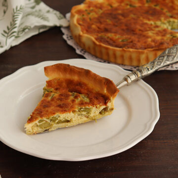 Imagen de la receta Tarta salada de espárragos verdes