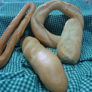 Imagen del producto Violín, rosca y pan de 500 gramos de horno de solera